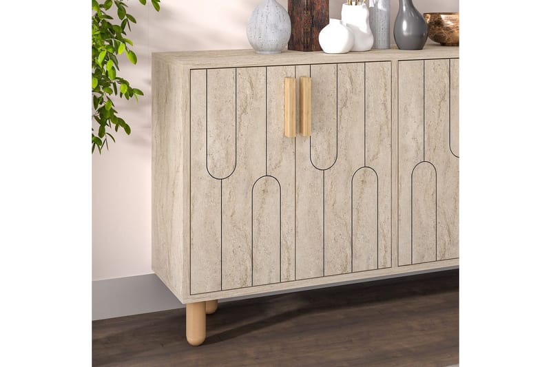 Konsol Masateru Traverten - Traverten - Møbler - Borde - Aflastningsbord - Entrébord