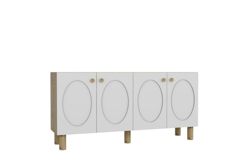 Konsol Mittopuri Sudamal Eg / Hvid - Sudamal Eg / Hvid - Møbler - Borde - Aflastningsbord - Entrébord