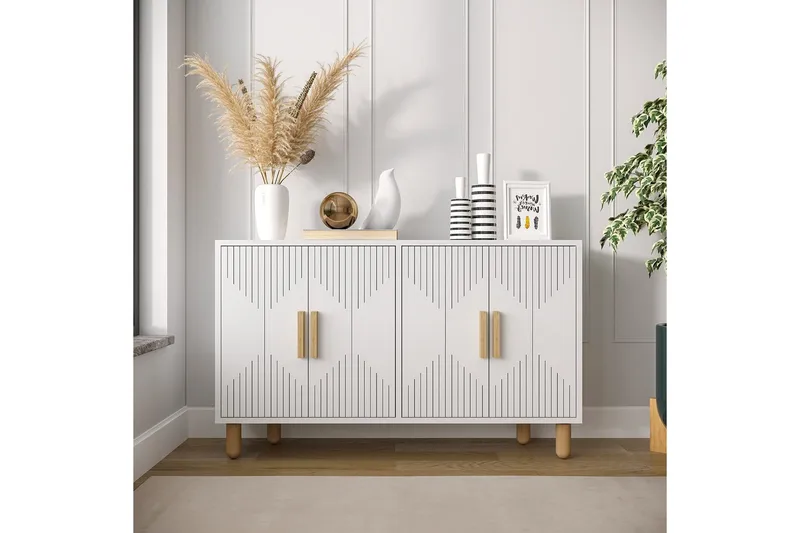 Konsol Roger Hvid - Hvid - Møbler - Borde - Aflastningsbord - Entrébord