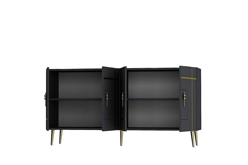 Konsol Safidonya Antracit / Rany - Antracit / Rany - Møbler - Borde - Aflastningsbord - Entrébord