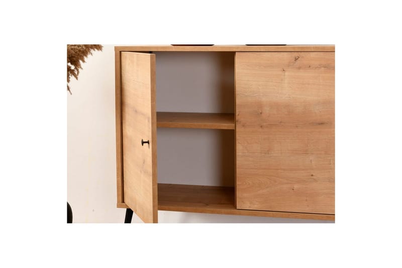 Konsol Selougate Eg - Mellemfarvet træ - Møbler - Borde - Aflastningsbord - Entrébord