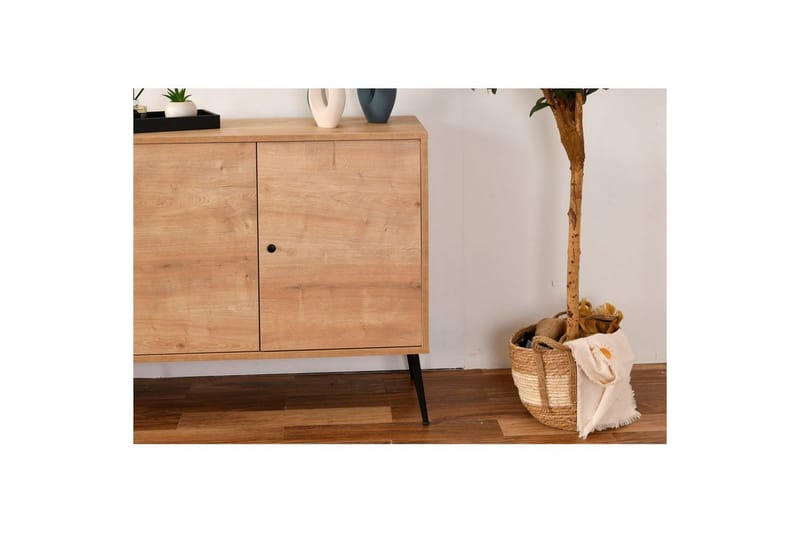 Konsol Selougate Eg - Mellemfarvet træ - Møbler - Borde - Aflastningsbord - Entrébord