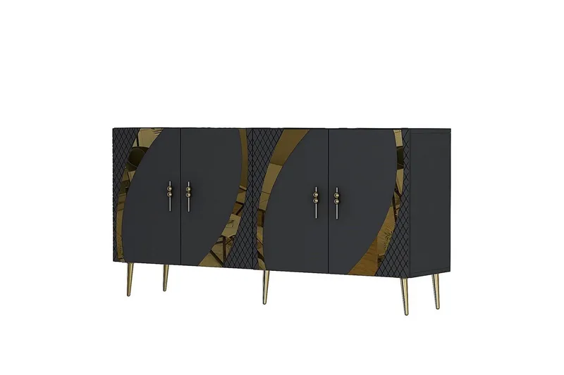 Konsol Zoman Antracit / Rany - Antracit / Rany - Møbler - Borde - Aflastningsbord - Entrébord