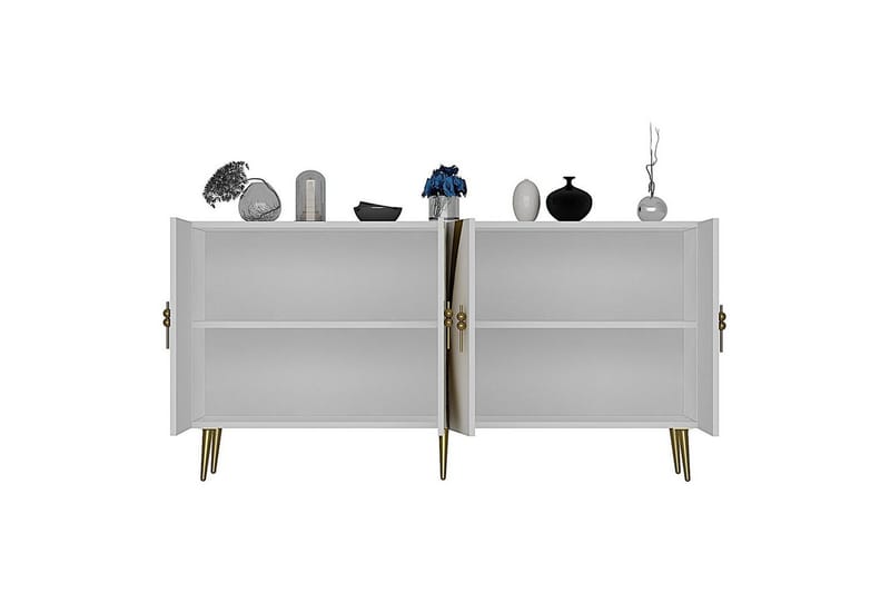 Konsol Zoman Hvid / Rany - Hvid / Rany - Møbler - Borde - Aflastningsbord - Entrébord