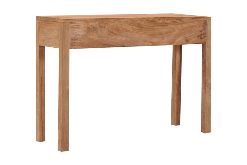 Konsolbord 110x35x75 cm Massivt Teaktræ - Brun - Konsolbord & sidebord - Entrébord
