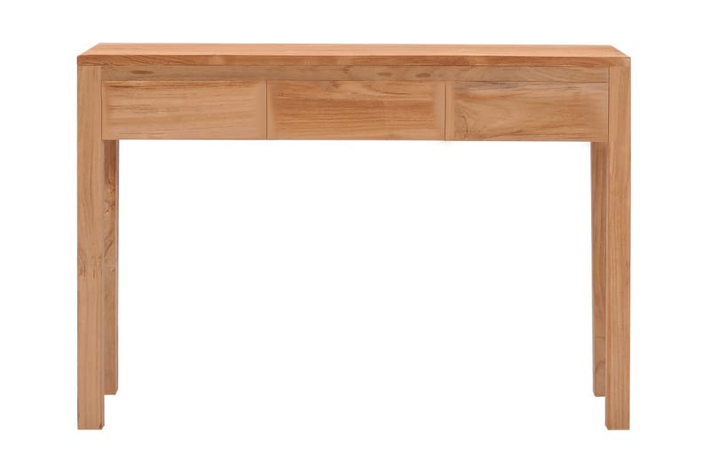 Konsolbord 110x35x75 cm Massivt Teaktræ - Brun - Entrébord - Konsolbord & sidebord