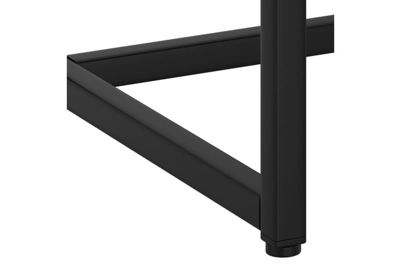 konsolbord 72x35x75 cm stål sort - Sort - Entrébord - Konsolbord & sidebord