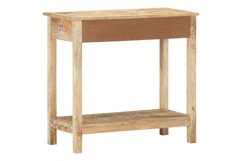 Konsolbord 80x35x74 cm massivt mangotræ - Brun - Møbler - Borde - Aflastningsbord - Lampebord