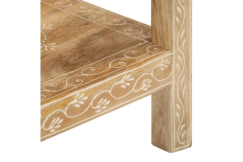 Konsolbord 80x35x74 cm massivt mangotræ - Brun - Møbler - Borde - Aflastningsbord - Lampebord