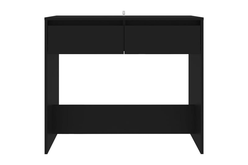 konsolbord 89x41x76,5 cm stål sort - Sort - Møbler - Borde - Aflastningsbord - Konsolbord & sidebord