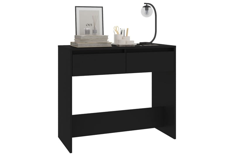 konsolbord 89x41x76,5 cm stål sort - Sort - Møbler - Borde - Aflastningsbord - Konsolbord & sidebord