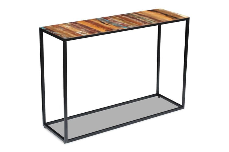 Aflastningsbord I Massivt Genbrugstræ 110X35X76 Cm - Flerfarvet - Møbler - Borde - Aflastningsbord - Konsolbord & sidebord