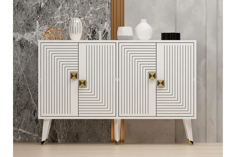 Ahart Konsolbord 120 cm, Hvid