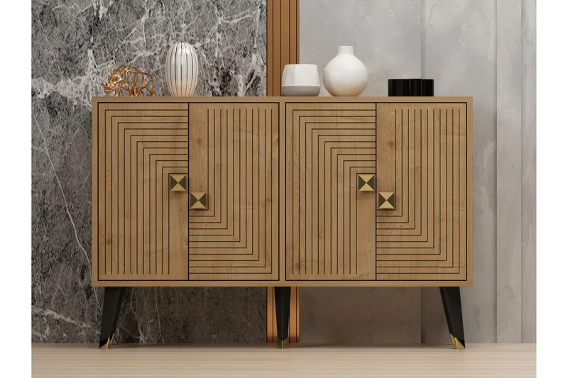 Ahart Konsolbord 120 cm - Oak - Opbevaring - Opbevaringsmøbler - Skænke & sideboards