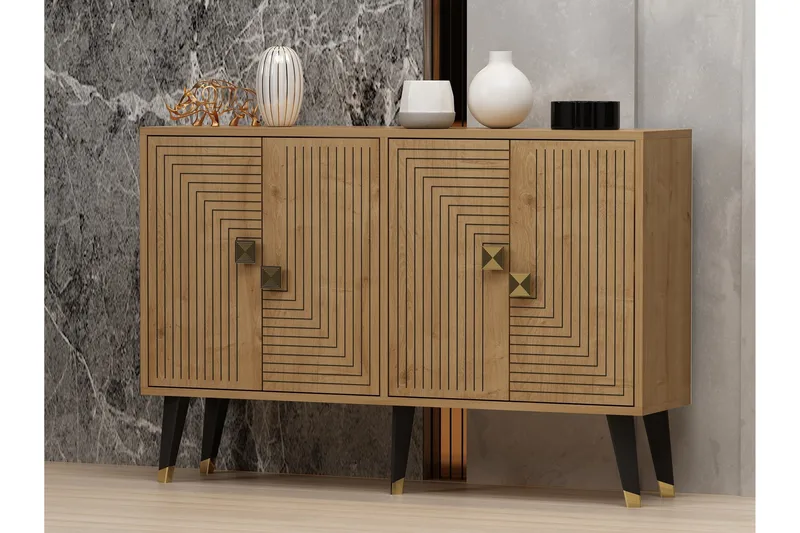 Ahart Konsolbord 120 cm - Oak - Opbevaring - Opbevaringsmøbler - Skænke & sideboards