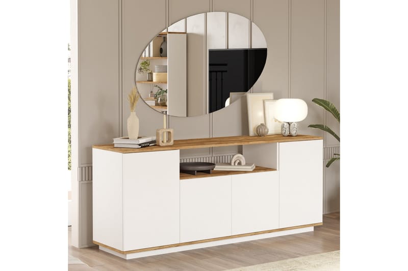 Anari Konsolbord 180 cm - Brun/Hvid - Opbevaring - Opbevaringsmøbler - Skænke & sideboards