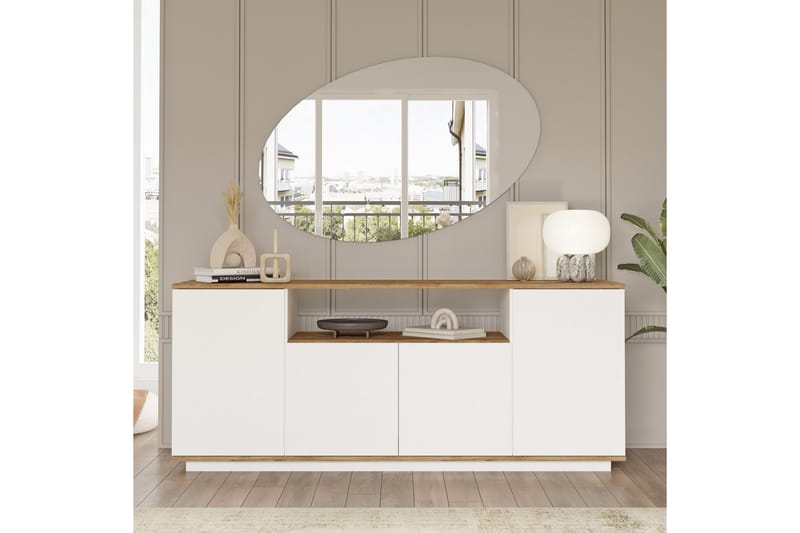Anari Konsolbord 180 cm - Brun/Hvid - Møbler - Borde - Aflastningsbord - Konsolbord & sidebord