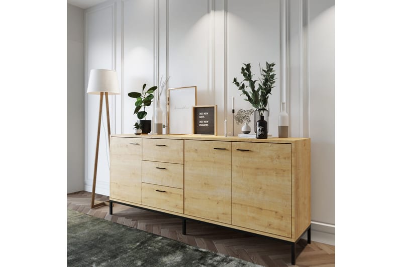 Andifli Konsolbord 18080 cm - Brun - Møbler - Borde - Aflastningsbord - Konsolbord & sidebord