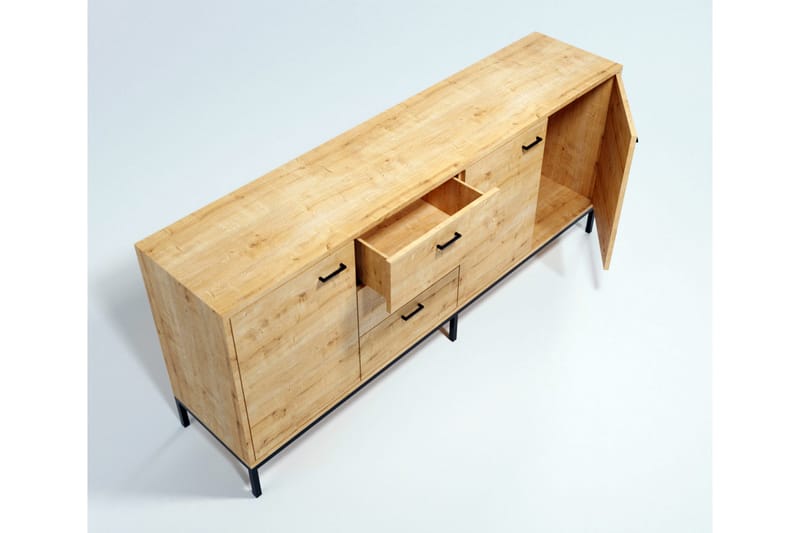 Andifli Konsolbord 18080 cm - Brun - Møbler - Borde - Aflastningsbord - Konsolbord & sidebord
