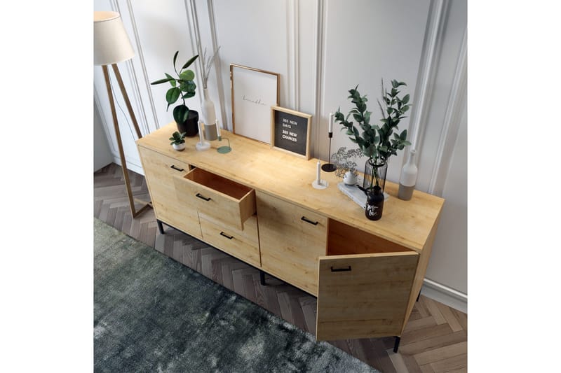 Andifli Konsolbord 18080 cm - Brun - Møbler - Borde - Aflastningsbord - Konsolbord & sidebord