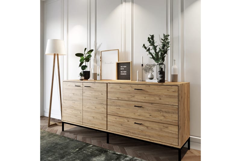 Andifli Konsolbord 18080 cm - Brun - Møbler - Borde - Aflastningsbord - Konsolbord & sidebord