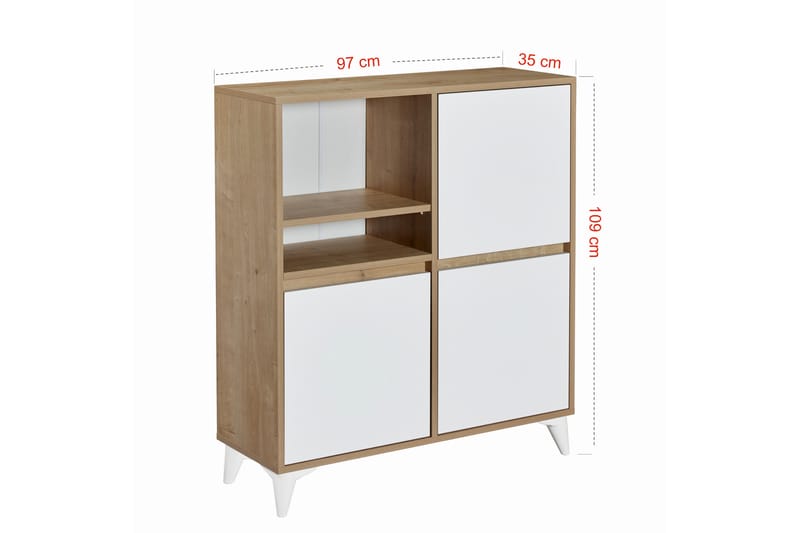 Andifli Konsolbord 97x109 cm - Blå - Møbler - Borde - Aflastningsbord - Konsolbord & sidebord