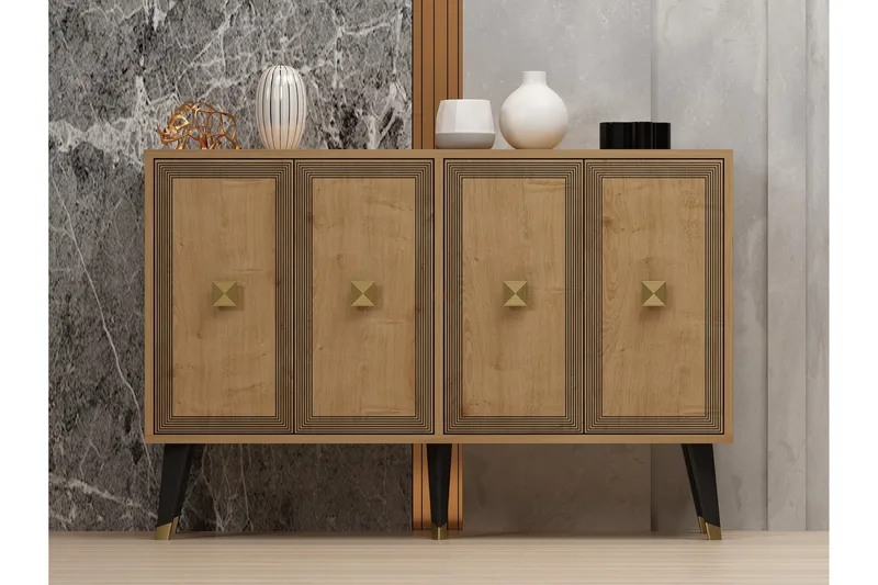 Ansel Konsolbord 120 cm - Oak - Opbevaring - Opbevaringsmøbler - Skænke & sideboards