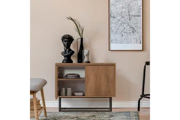 Ardauli Konsolbord 90 cm - Mørkebrun / sort - Møbler - Borde - Aflastningsbord - Konsolbord & sidebord