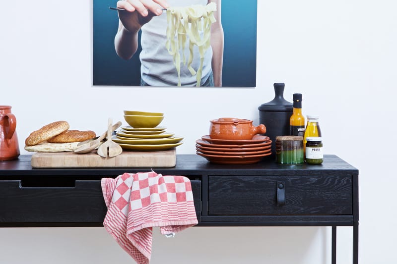 Atila Aflastningsbord 140 cm - Sort Eg - Møbler - Borde - Aflastningsbord - Konsolbord & sidebord