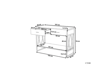 Ayden konsolbord 106 cm - Træ / natur - Møbler - Borde - Aflastningsbord - Konsolbord & sidebord