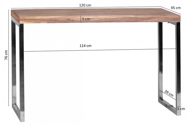Bowbridge aflastningsbord 120 cm - Træ / natur - Møbler - Borde - Aflastningsbord - Konsolbord & sidebord