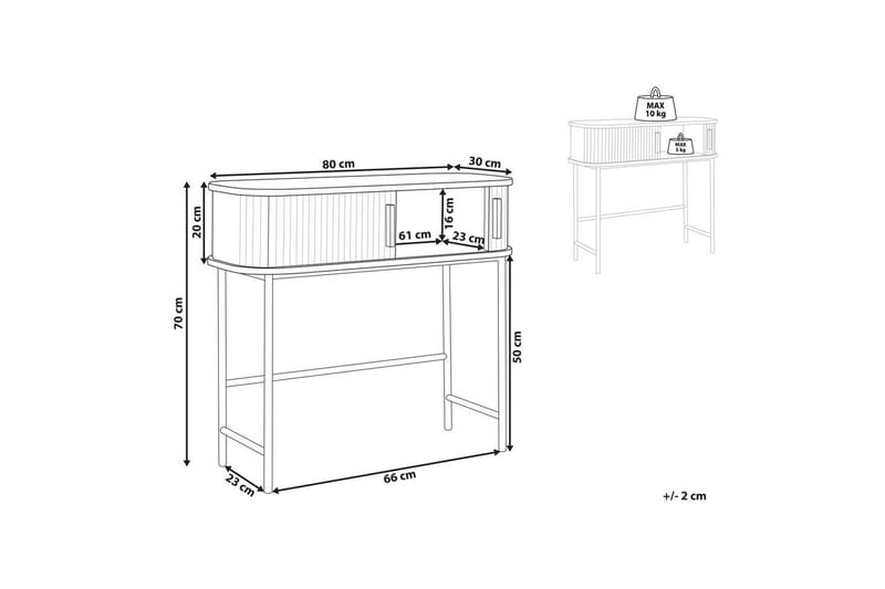 Konsolbord Bradley - Møbler - Borde - Aflastningsbord - Entrébord