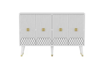 Carbin Konsolbord 120 cm - Hvid - Opbevaring - Opbevaringsmøbler - Skænke & sideboards
