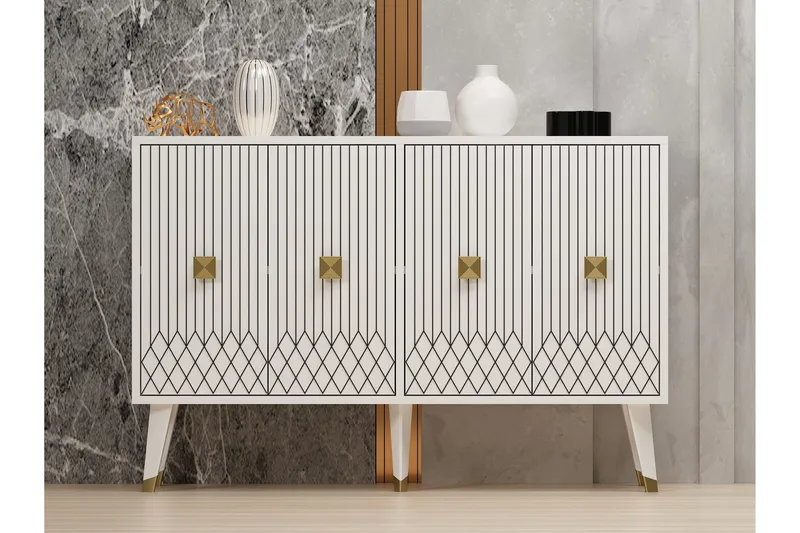 Carbin Konsolbord 120 cm - Hvid - Opbevaring - Opbevaringsmøbler - Skænke & sideboards