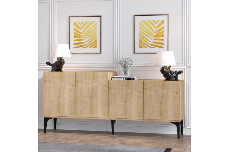 Cottos Konsolbord 180 cm - Natur - Møbler - Borde - Aflastningsbord - Konsolbord & sidebord