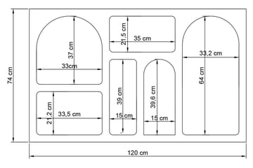 Dalim Konsolbord 120 cm - Hvid - Møbler - Borde - Aflastningsbord - Konsolbord & sidebord