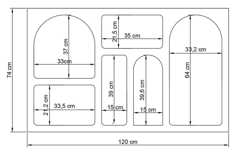 Dalim Konsolbord 120 cm - Hvid - Møbler - Borde - Aflastningsbord - Konsolbord & sidebord