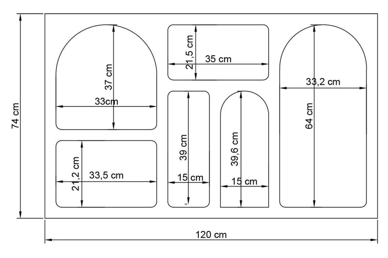 Dalim Konsolbord 120 cm - Hvid - Møbler - Borde - Aflastningsbord - Konsolbord & sidebord