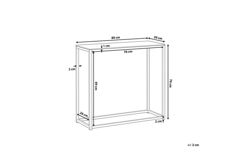 Delano Konsolbord - Sort - Møbler - Borde - Aflastningsbord - Konsolbord & sidebord