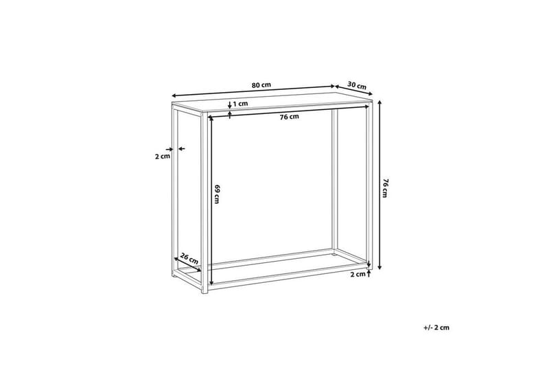 Delano Konsolbord - Sort - Møbler - Borde - Aflastningsbord - Konsolbord & sidebord