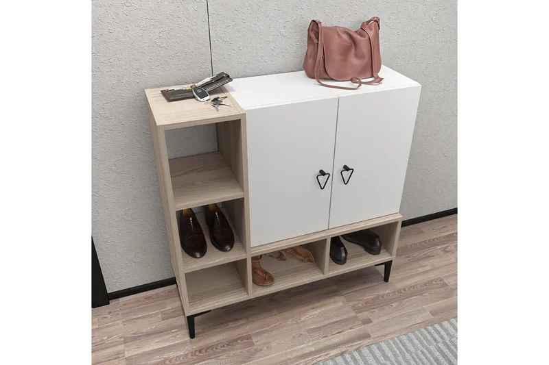 Desgrar Konsolbord 100x100 cm - Hvid - Møbler - Borde - Aflastningsbord - Konsolbord & sidebord