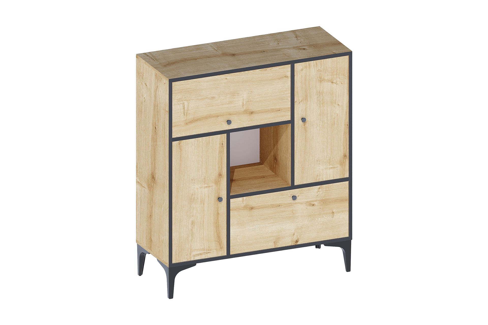 Desgrar Konsolbord 100x117 cm - Blå - Møbler - Borde - Aflastningsbord - Konsolbord & sidebord