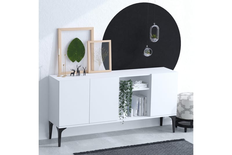 Desgrar Konsolbord 120x80 cm - Hvid - Møbler - Borde - Aflastningsbord - Konsolbord & sidebord