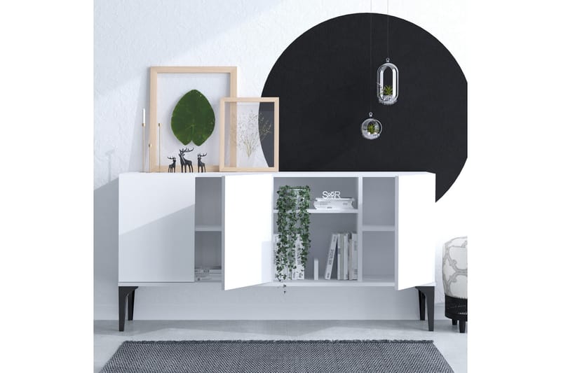 Desgrar Konsolbord 120x80 cm - Hvid - Møbler - Borde - Aflastningsbord - Konsolbord & sidebord
