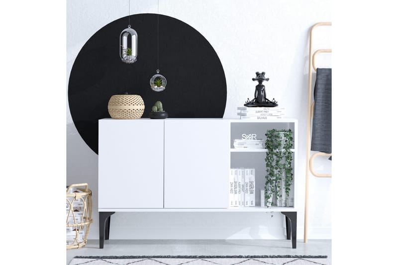Desgrar Konsolbord 120x80 cm - Hvid - Møbler - Borde - Aflastningsbord - Konsolbord & sidebord