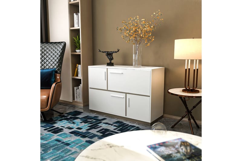 Desgrar Konsolbord 120x81,6 cm - Hvid - Møbler - Borde - Aflastningsbord - Konsolbord & sidebord