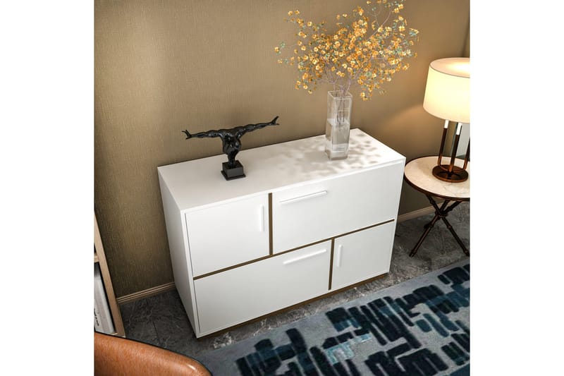 Desgrar Konsolbord 120x81,6 cm - Hvid - Møbler - Borde - Aflastningsbord - Konsolbord & sidebord