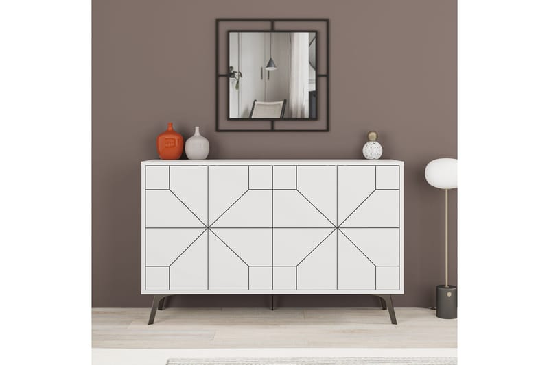 Desgrar Konsolbord 123x62,4 cm - Hvid - Møbler - Borde - Aflastningsbord - Konsolbord & sidebord