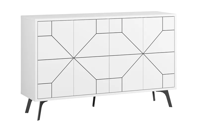 Desgrar Konsolbord 123x62,4 cm, Hvid