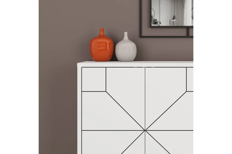 Desgrar Konsolbord 123x62,4 cm - Hvid - Møbler - Borde - Aflastningsbord - Konsolbord & sidebord